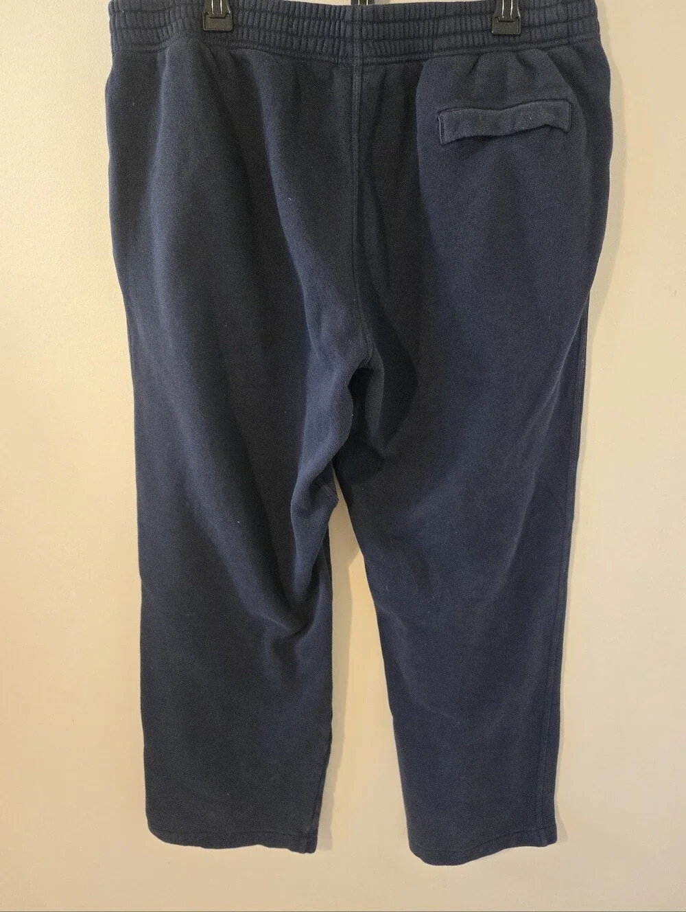 Nike Men’s XXL Navy Fleece Lined Sweatpants Swoosh Logo Athletic Lounge Pants